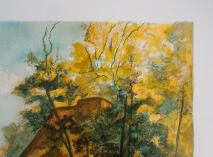 MADUZAC : Début de l'automne - Lithographie originale signée
