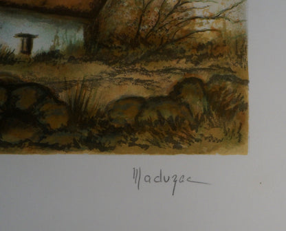 MADUZAC : Esprit de Bretagne - Lithographie originale signée