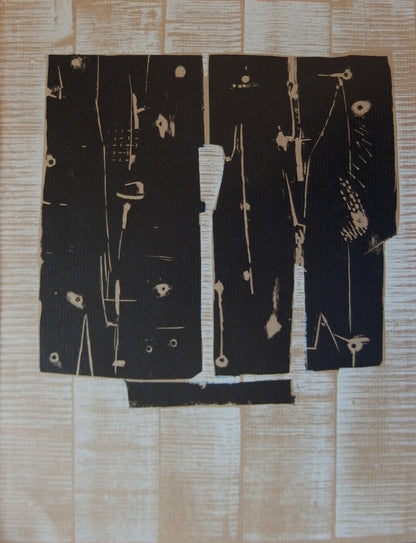 Pietro CONSAGRA : Composition abstraite - Gravure originale