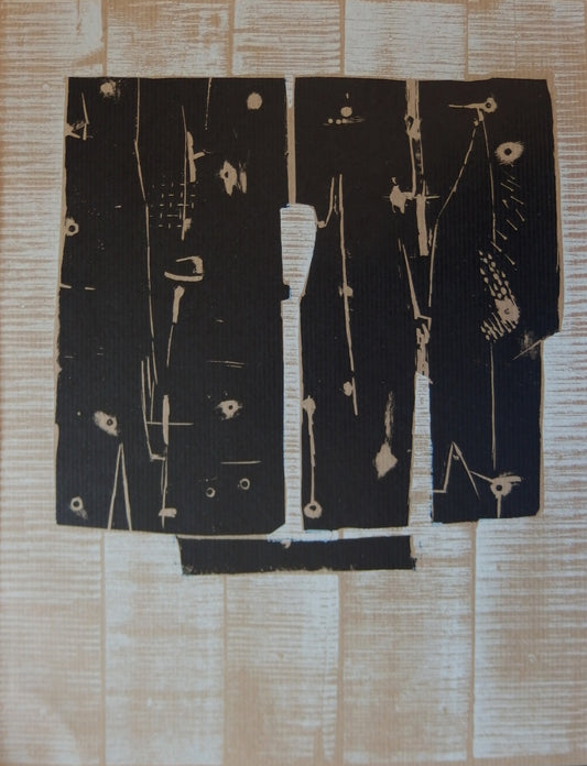 Pietro CONSAGRA : Composition abstraite - Gravure originale