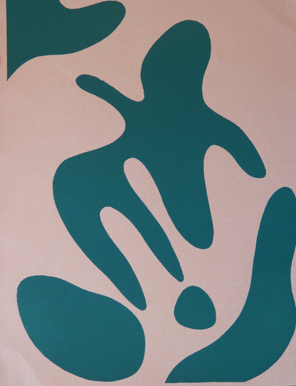 Jean ARP : Colombe - Bois gravé original