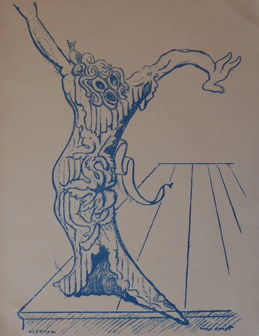 Max ERNST : Elektra - Lithographie originale signée
