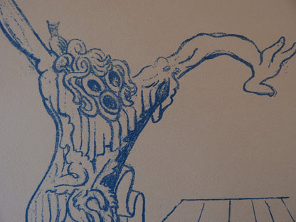 Max ERNST : Elektra - Lithographie originale signée