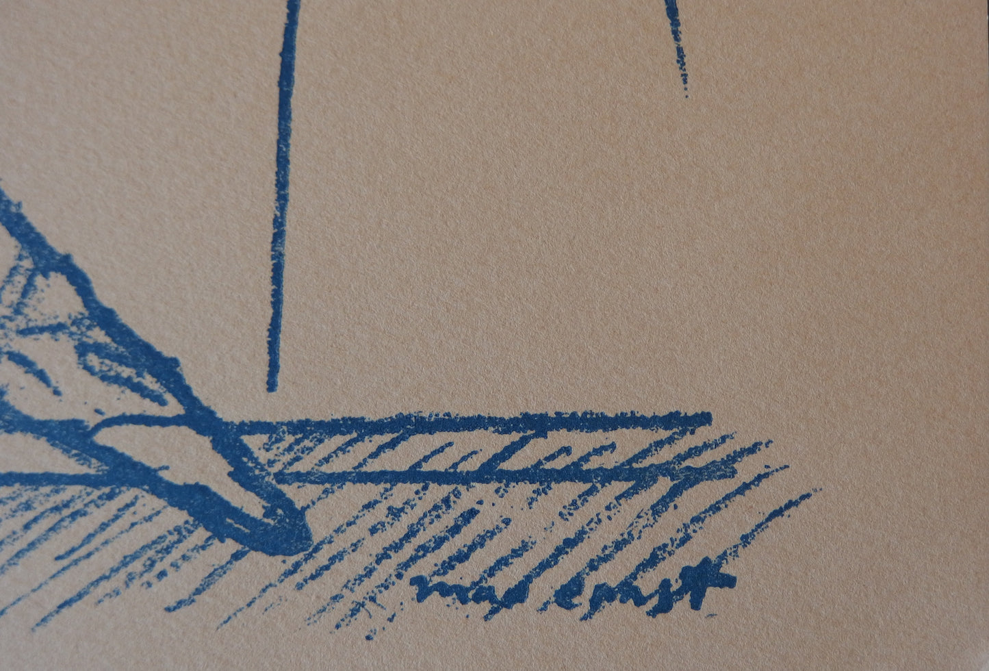 Max ERNST : Elektra - Lithographie originale signée