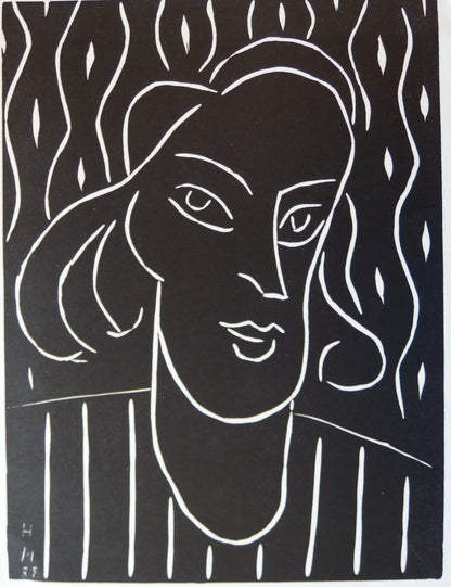 Henri MATISSE : Teeny - Linogravure signée