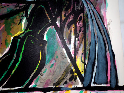 Jacques POLI : Cohérence abstraite - Lithographie originale signée