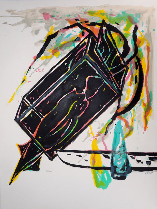 Jacques POLI : Cohérence l'espace - Lithographie originale signée