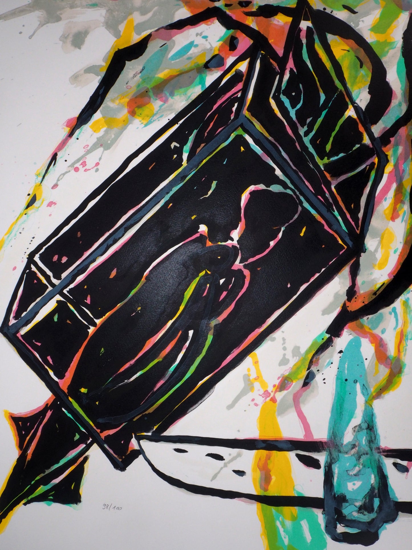 Jacques POLI : Cohérence l'espace - Lithographie originale signée