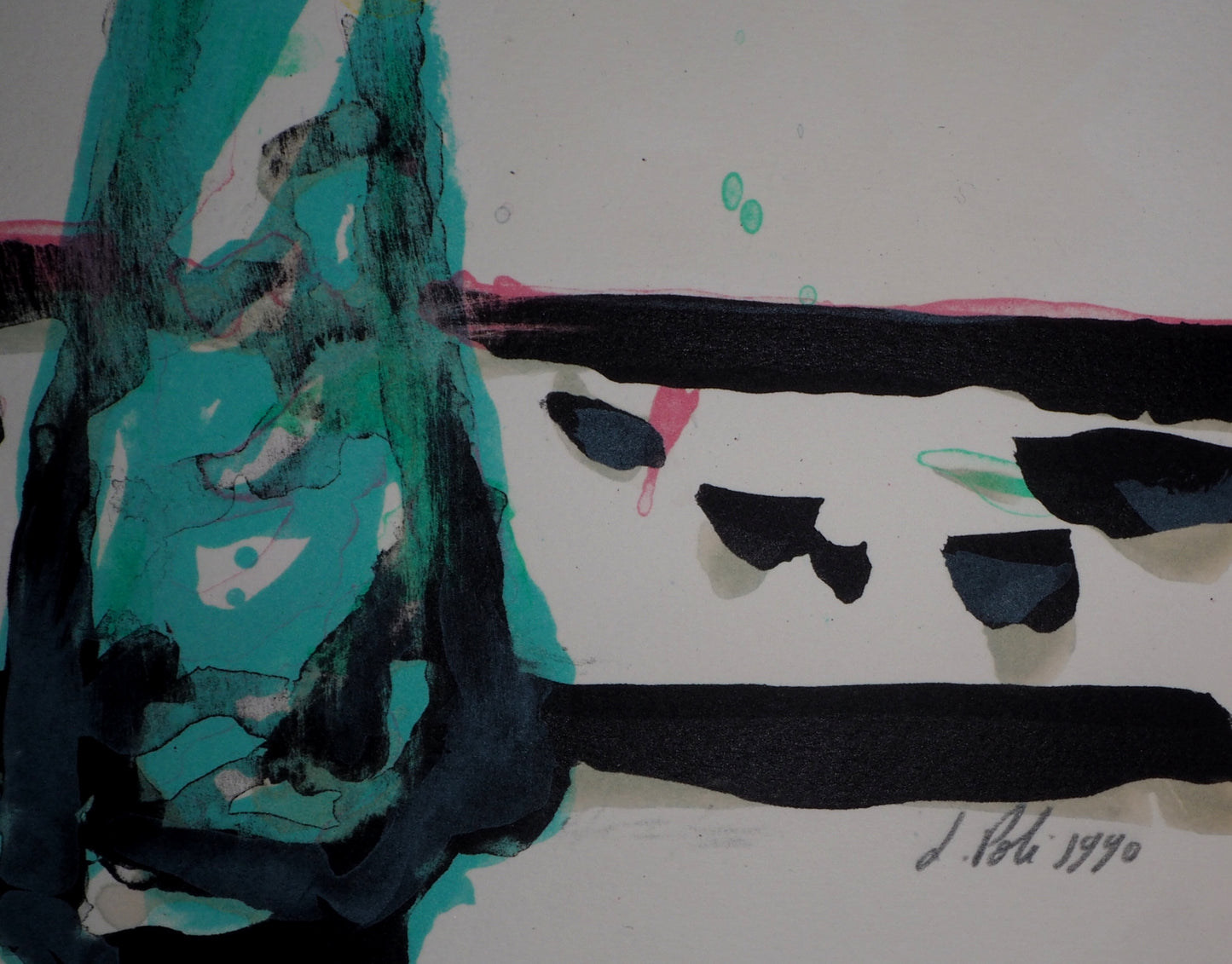 Jacques POLI : Cohérence l'espace - Lithographie originale signée