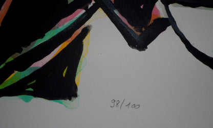Jacques POLI : Cohérence l'espace - Lithographie originale signée