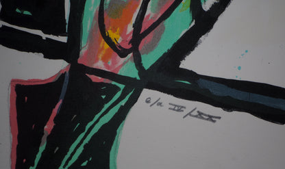 Jacques POLI : Cohérence le monde - Lithographie originale signée
