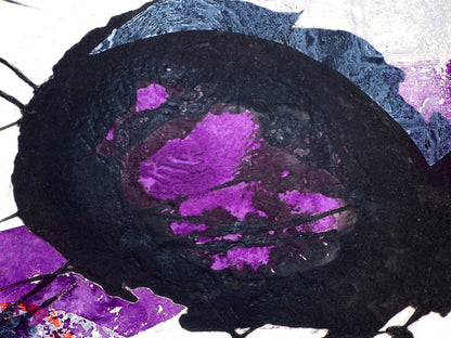 LIONEL : L'origine du violet - Gravure originale signée