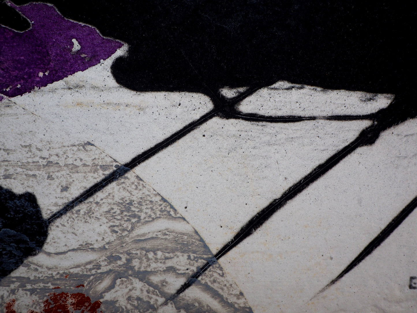 LIONEL : L'origine du violet - Gravure originale signée