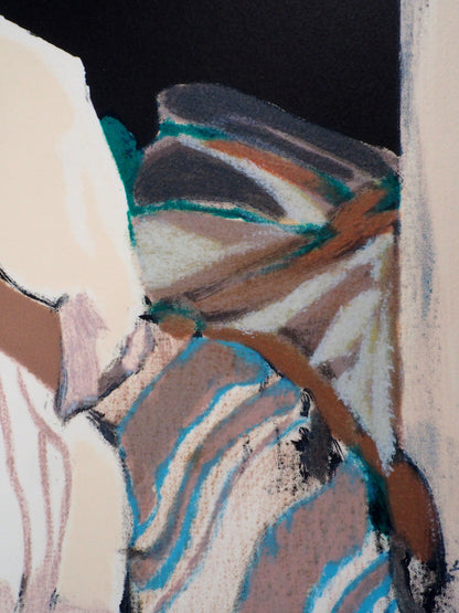 Gabriel GODARD : Les couturières - Lithographie originale signée