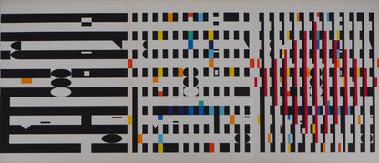 Yaacov AGAM : Composition cinétique - Sérigraphie originale