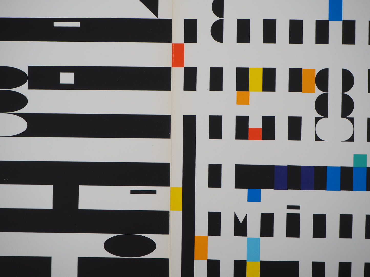 Yaacov AGAM : Composition cinétique - Sérigraphie originale