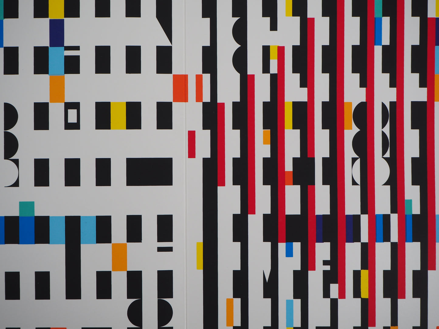 Yaacov AGAM : Composition cinétique - Sérigraphie originale