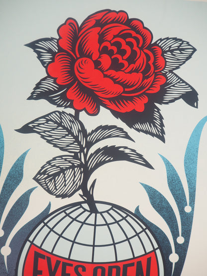 Shepard FAIREY (OBEY) : Eyes Open - Lithographie originale signée