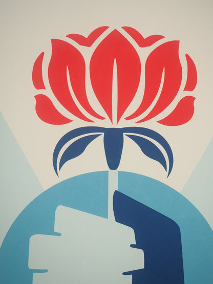 Shepard FAIREY (OBEY) : Arts for vote - Lithographie originale signée