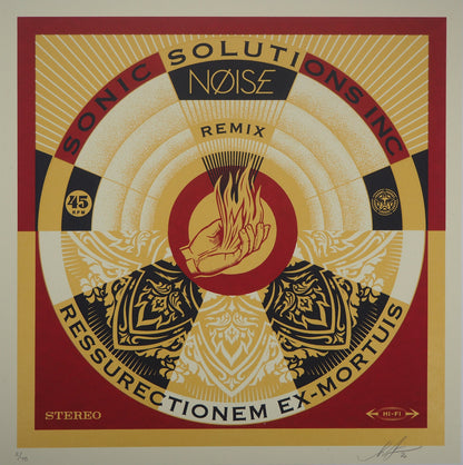 Shepard FAIREY (OBEY) : Noise Remix - Lithographie originale signée