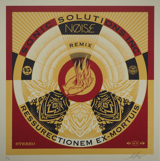 Shepard FAIREY (OBEY) : Noise Remix - Lithographie originale signée