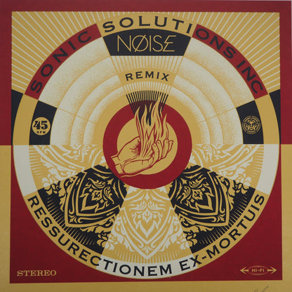 Shepard FAIREY (OBEY) : Noise Remix - Lithographie originale signée