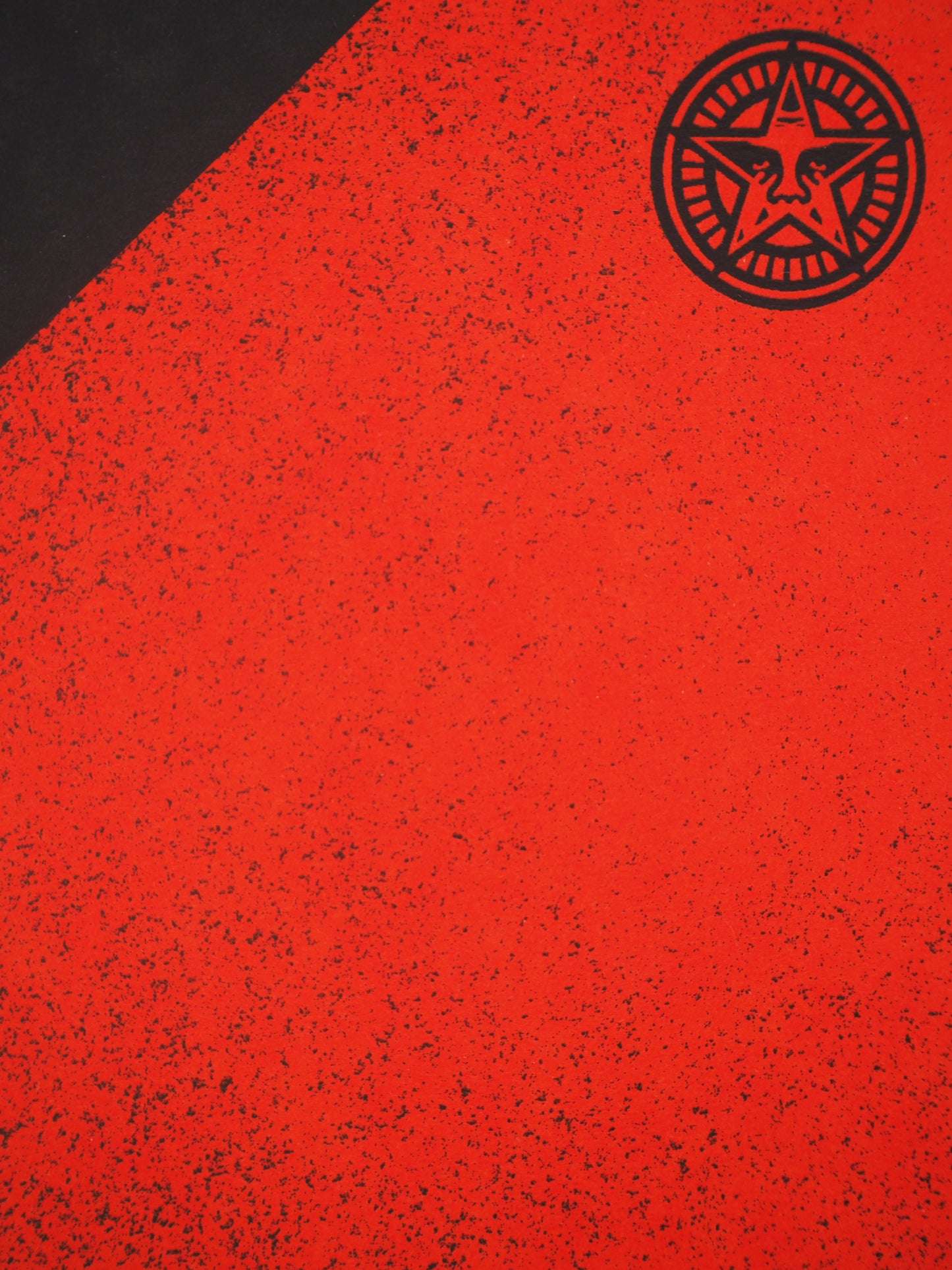 Shepard FAIREY (OBEY) : Andy Gill, Anti Hero Red Edition - Lithographie originale signée