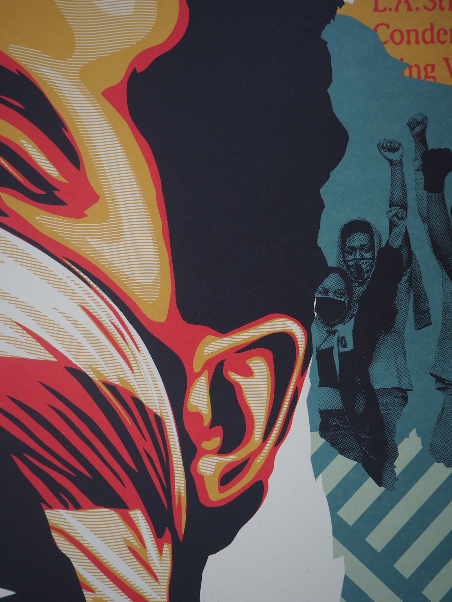Shepard FAIREY (OBEY) : American Rage - Lithographie originale signée