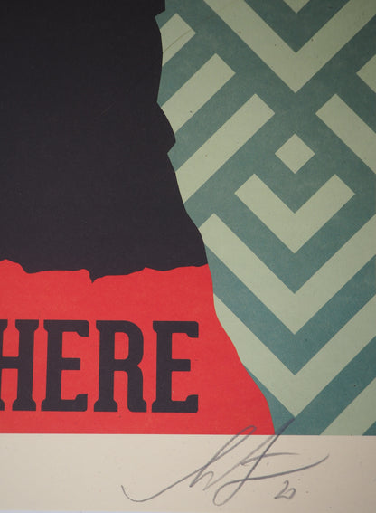Shepard FAIREY (OBEY) : American Rage - Lithographie originale signée