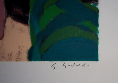 Gabriel GODARD : Retour du marché - Lithographie originale signée