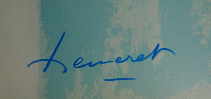 Claude HEMERET: Antes del concierto - Litografía original firmada
