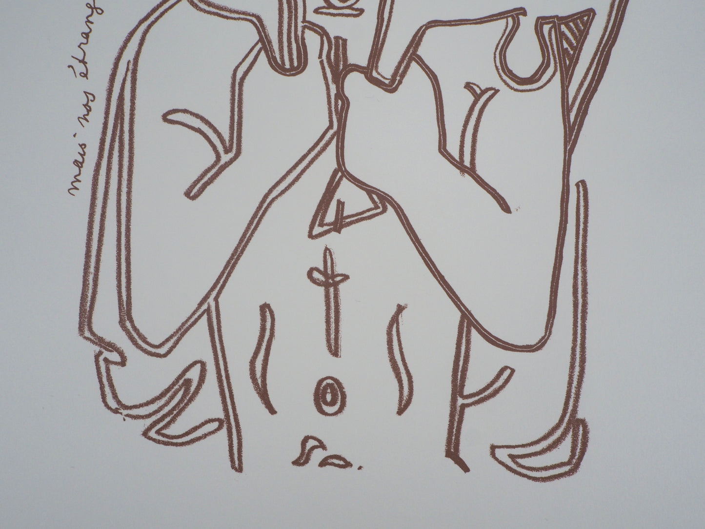 Jean COCTEAU : Le Berger - Lithographie signée