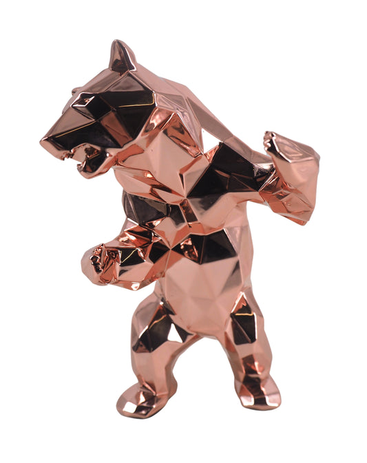 Richard ORLINSKI : Standing Bear (Pink gold edition) - Sculpture originale