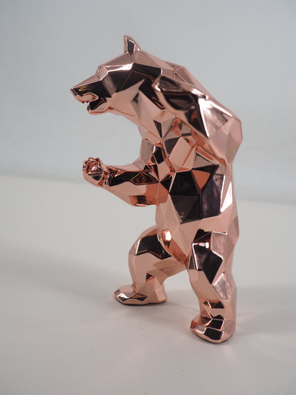Richard ORLINSKI : Standing Bear (Pink gold edition) - Sculpture originale