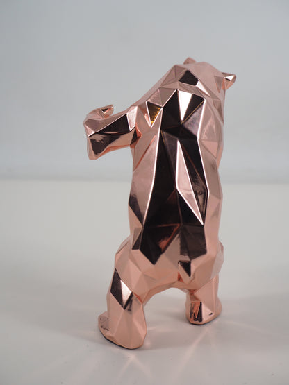 Richard ORLINSKI : Standing Bear (Pink gold edition) - Sculpture originale
