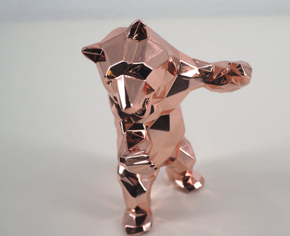 Richard ORLINSKI : Standing Bear (Pink gold edition) - Sculpture originale