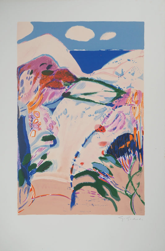 Gabriel GODARD : La forêt fauve - Lithographie originale signée