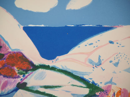 Gabriel GODARD : La forêt fauve - Lithographie originale signée