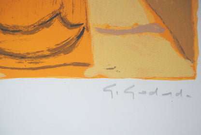 Gabriel GODARD : Les passiflores - Lithographie originale signée
