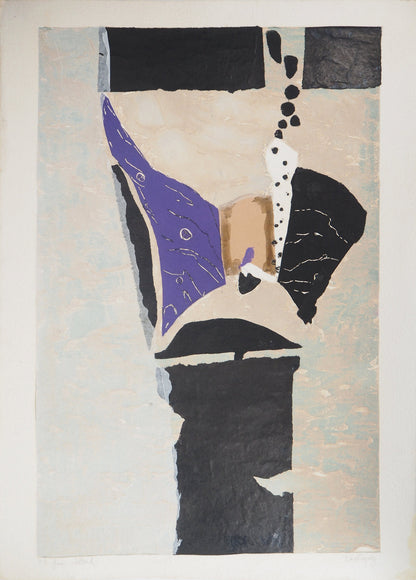 François Xavier FAGNIEZ : Ange - Gravure originale signée