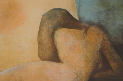 Claude GAVEAU : Nu de dos - Lithographie originale signée