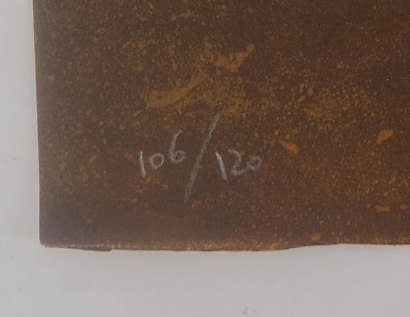 Claude GAVEAU : Nu de dos - Lithographie originale signée