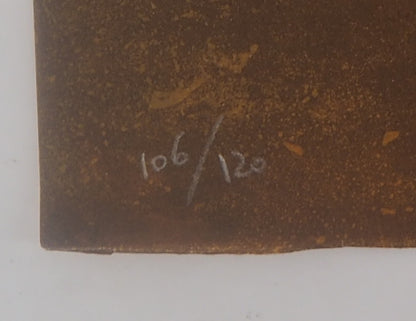 Claude GAVEAU : Nu de dos - Lithographie originale signée
