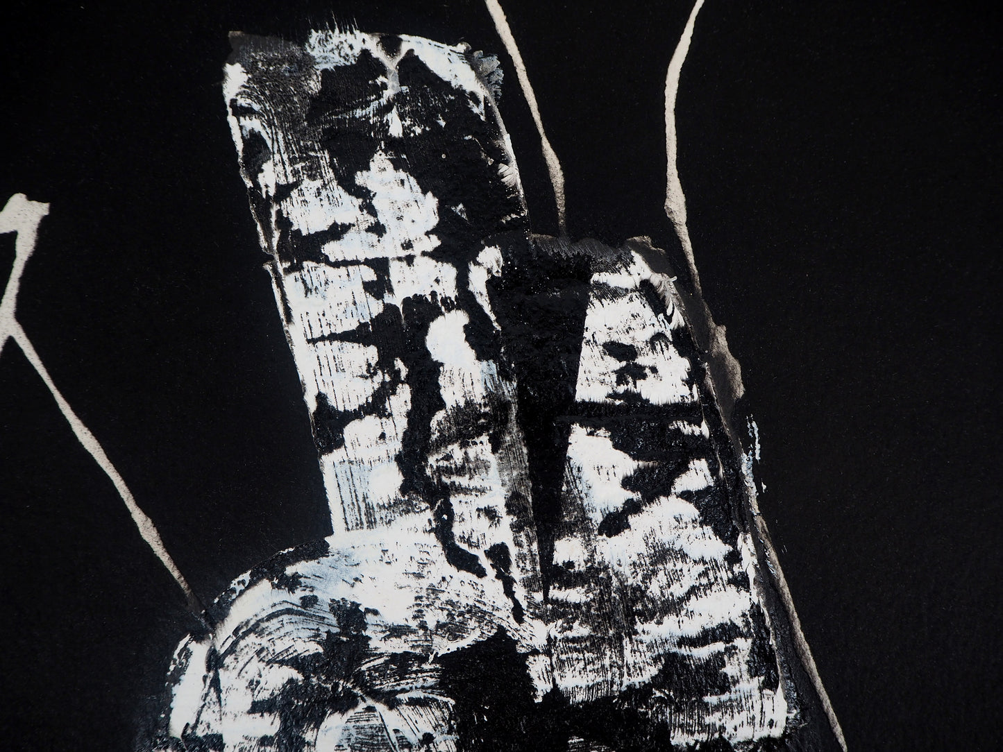 LIONEL : Composition abstraite - Gravure originale en couleurs
