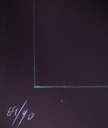 Claude HASTAIRE : Egypte, le Sphinx rose - Lithographie originale signée
