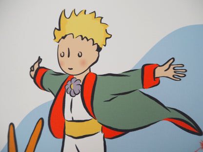 Antoine DE SAINT EXUPERY : Le Petit Prince et le renard - Lithographie