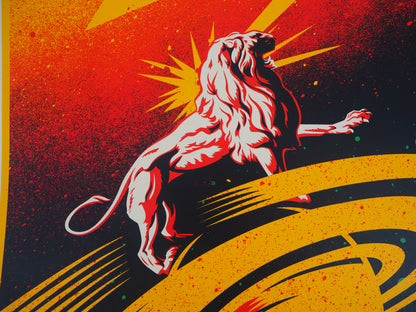 Shepard FAIREY (OBEY) : Bad Brains, Into the future - Lithographie originale signée