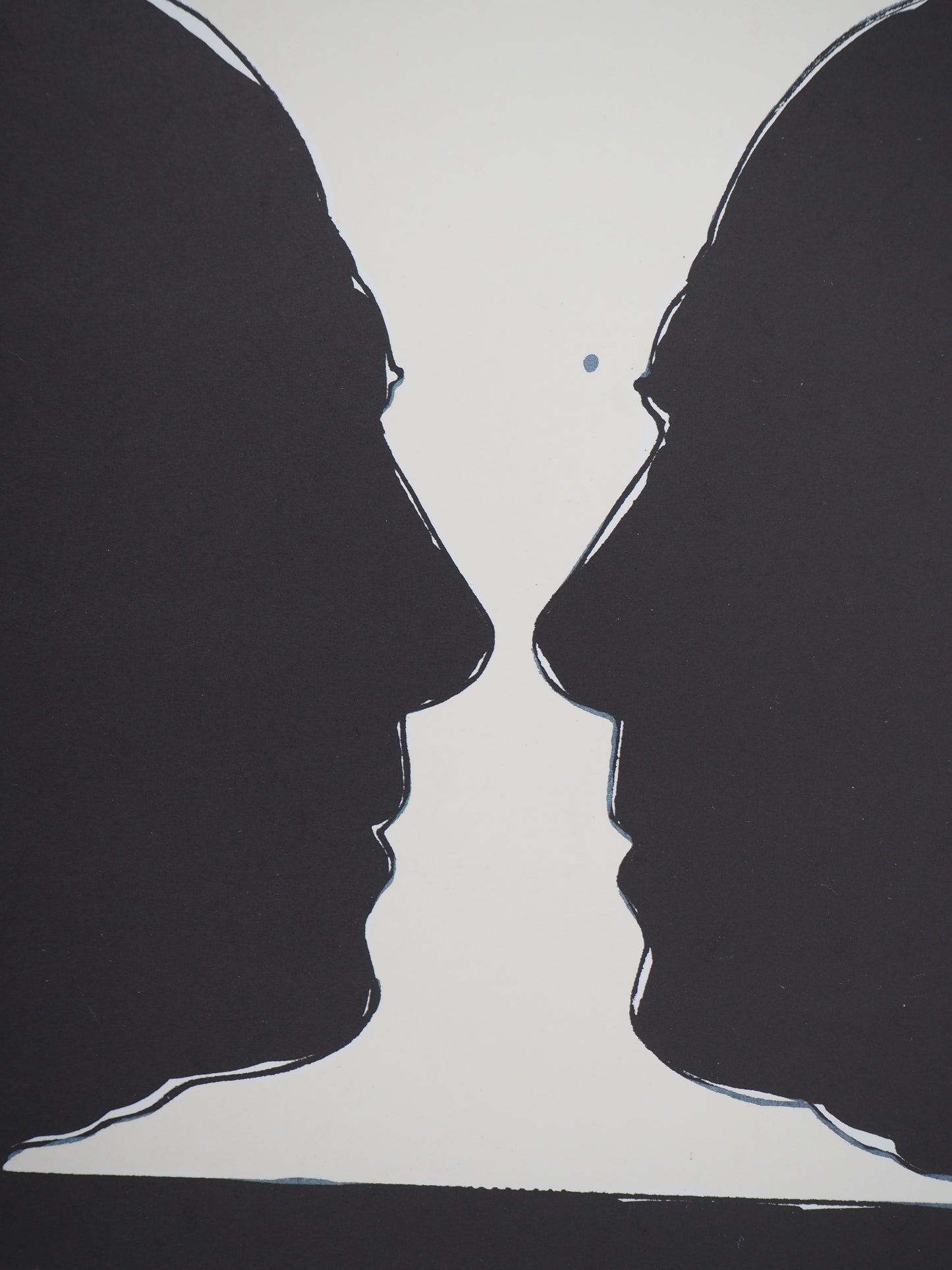 Jasper JOHNS : Coupe aux deux Picasso - Lithographie originale signée