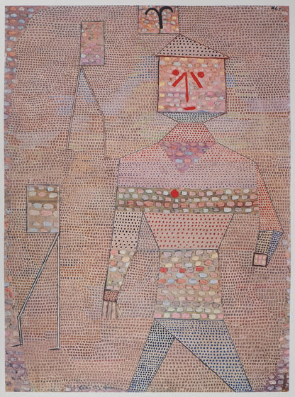Paul KLEE : Personnage heureux - Lithographie signée