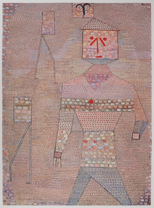 Paul KLEE : Personnage heureux - Lithographie signée